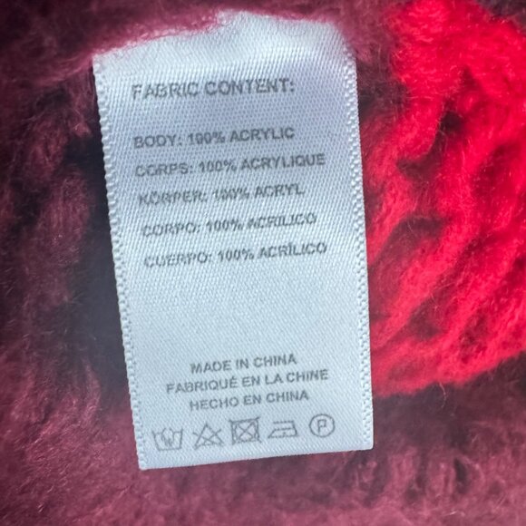 Anthropologie Saachi Chunky Knit Color  Colourful Pants L - Picture 5 of 6